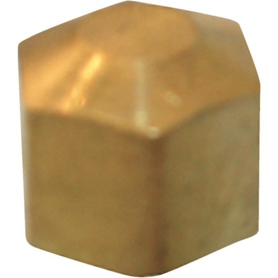 Lasco 3/8 In. Brass Compression Cap