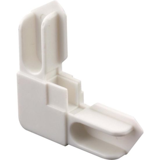 Prime-Line 3/8 In. White Window Frame Corner