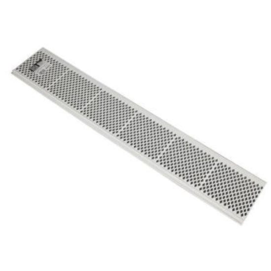 Amerimax 6-1/2 In. x 3 Ft. White Vinyl Gutter Guard