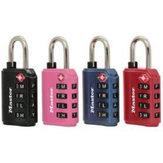 Master Lock 1-3/8 In. WORD Combination Luggage Lock (TSA-Accepted)