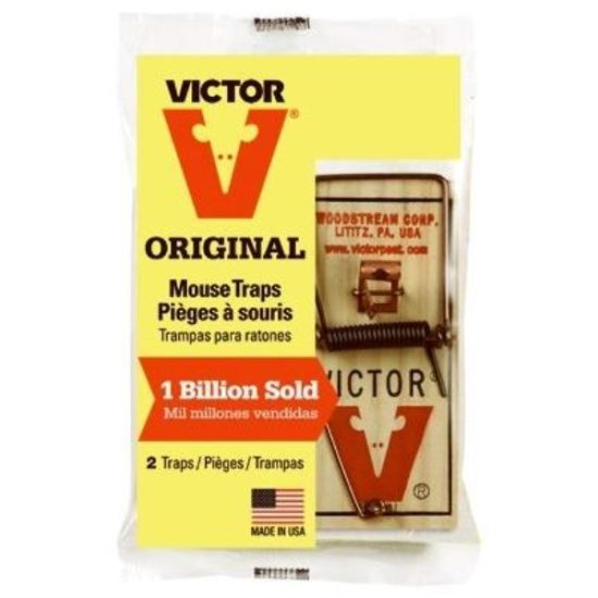 Victor Mechanical Metal Pedal Mouse Trap (2-Pack)