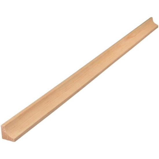 Alexandria Moulding 11/16 In. W. x 11/16 In. H. x 8 Ft. L. Solid Pine Cove Molding