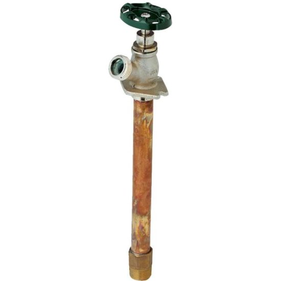 Arrowhead Brass 1/2 In. FIP x 3/4 In. MIP x 8 In. Standard Frost Free Wall Hydrant