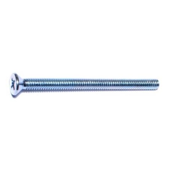 1/4 -20 x 3-1/2  Zinc Phillips Flat Head Machine Screws MSCFS-552 (100 pcs.)