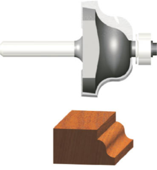 Vermont American Roman Carbide Tip 1/4 In. Ogee Bit