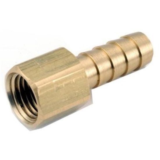 Anderson Metals 3/8 In. ID x 1/4 In. FPT Brass Hose Barb