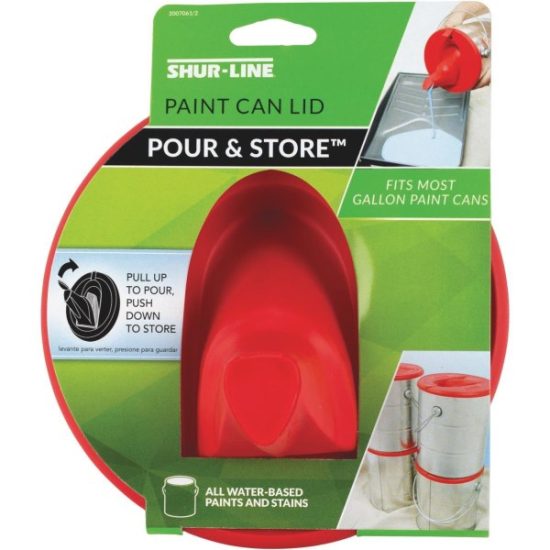 Shur-Line Pour & Store 1 Gal. 6.75 In. Red Lid