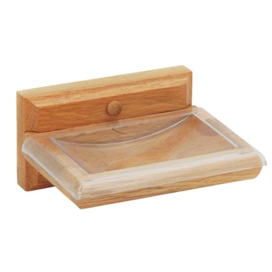 Home Impressions Sierra Medium Oak Soap Dish