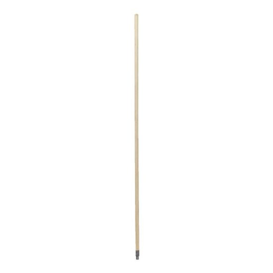 Waddell 60 In. Metal Threaded Wood Broom Handle