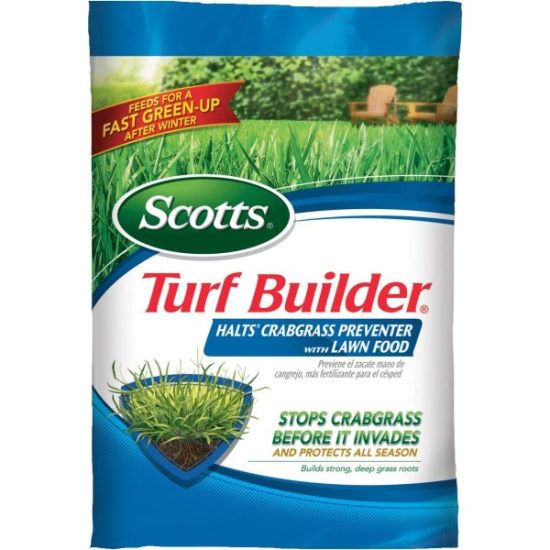 Scotts Turf Builder 40.05 Lb. 15,000 Sq. Ft. 30-0-4 Lawn Fertilizer with Halts Crabgrass Preventer