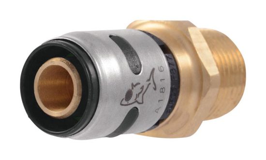 SharkBite EvoPex 1/2 In. x 1/2 In. MPT Push-to-Connect Plastic Connector
