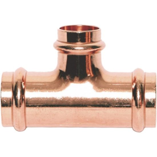 NIBCO 1/2 In. x 1/2 In. x 1/2 In. PxPxP Press Copper Tee