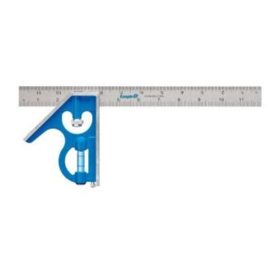 Empire True Blue 12 In. English Heavy-Duty Professional Combination Square