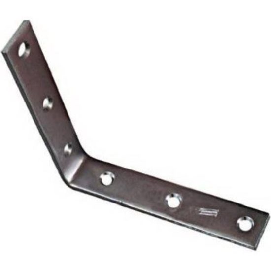 National Catalog 115 6 In. x 1-1/8 In. Zinc Corner Brace