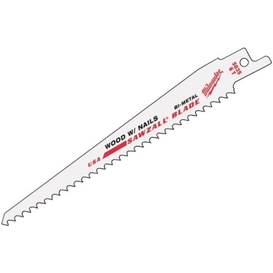 Milwaukee SAWZALL 8 In. 8/12 TPI Multi-Material Reciprocating Saw Blade (50-Pack)