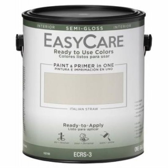 Ready to Use Colors Interior Semi-Gloss Acrylic Latex Paint, Italian Straw, 1 Gallon