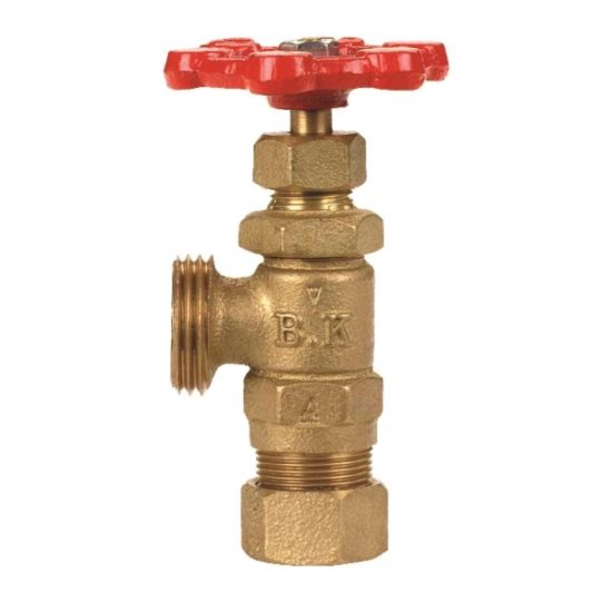 ProLine 1/2 In. Compression x 3/4 In. Hose Thread Brass Cast Iron Boiler Drain