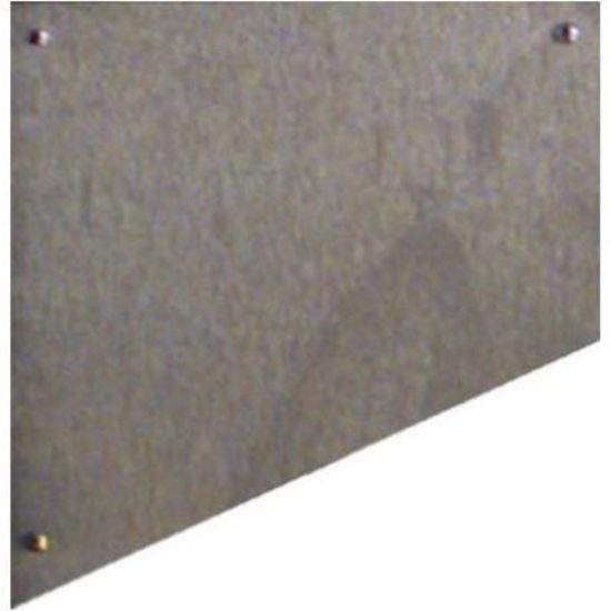 National 6 In. x 30 In. Satin Nickel Aluminum Kickplate