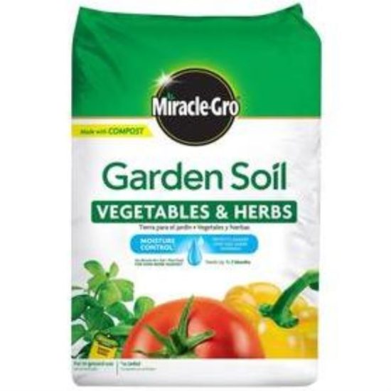 Miracle-Gro 1.5 Cu. Ft. 49 Lb. In-Ground Vegetables, Herbs Garden Soil
