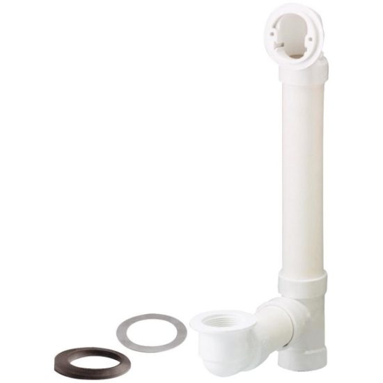 Keeney Schedule 40 PVC Bath Drain Overflow Body without Trim