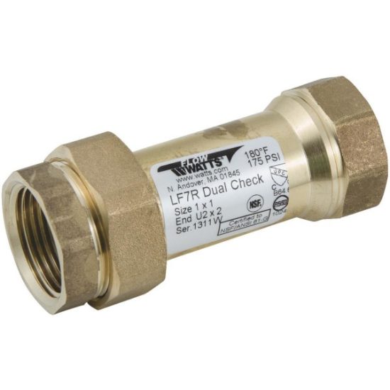 Watts 3/4 In. Bronze Backflow Preventer Dual Check Valve