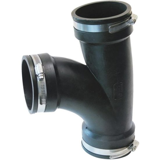 Fernco 4 In. Flexible Repair PVC Tee