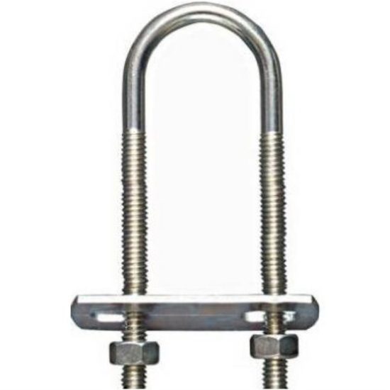 National 5/16 In. x 1-3/8 In. x 3-3/4 In. Zinc Round U Bolt