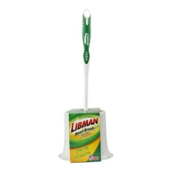 Libman 16.75 In. Toilet Bowl Brush & Caddy