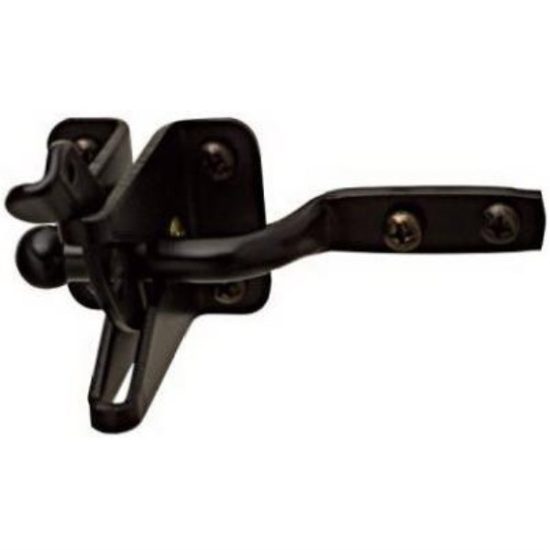 National Black Steel Automatic Gate Latch