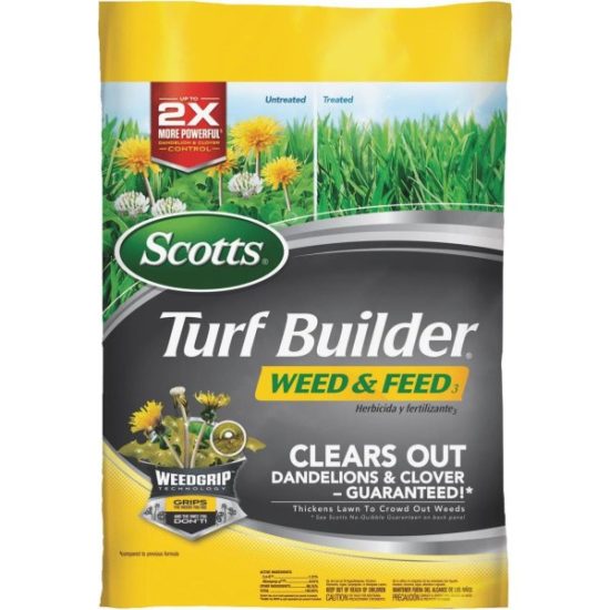 Scotts Turf Builder Weed & Feed 43.07 Lb. 15,000 Sq. Ft. 28-0-3 Lawn Fertilizer with Weed Killer