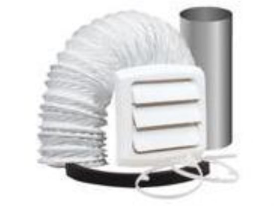 Dundas Jafine 3 In. to 4 In. Exhaust Bath Fan Vent Kit (5-Piece)