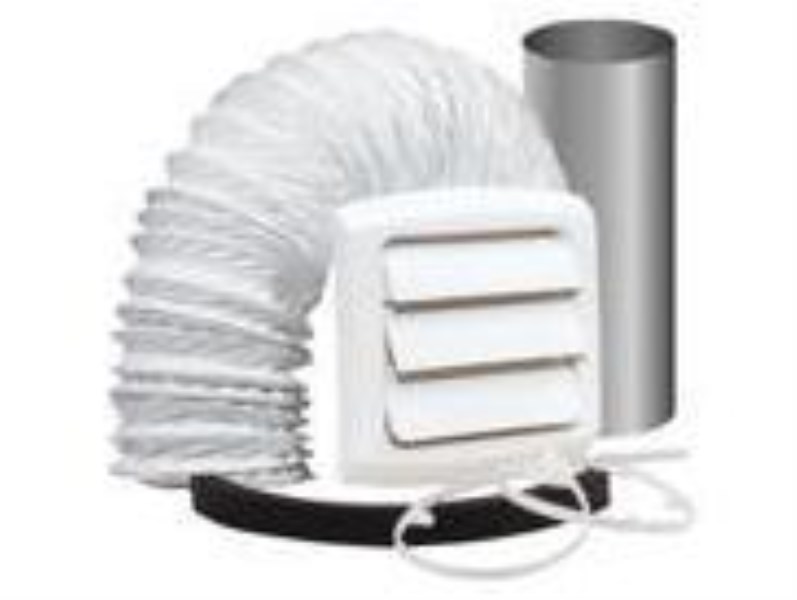 Dundas Jafine 3 In. to 4 In. Exhaust Bath Fan Vent Kit (5-Piece)