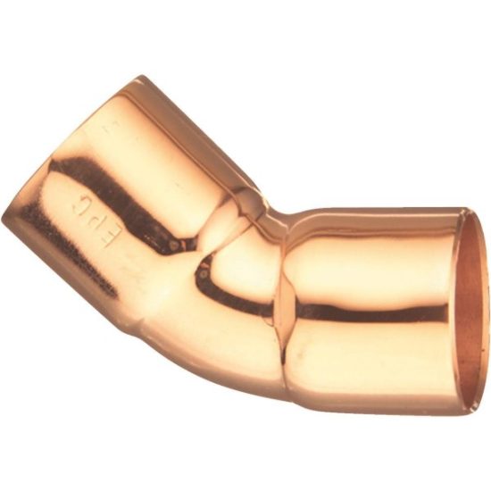 NIBCO 2 In. CxC 45 Deg. Copper Elbow (1/8 Bend)