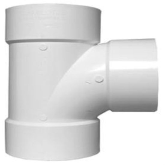 Charlotte Pipe 2 In. Schedule 40 Sanitary PVC Tee