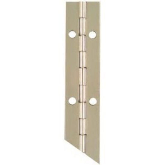 National Steel 1-1/16 In. x 48 In. Nickel Continuous Hinge