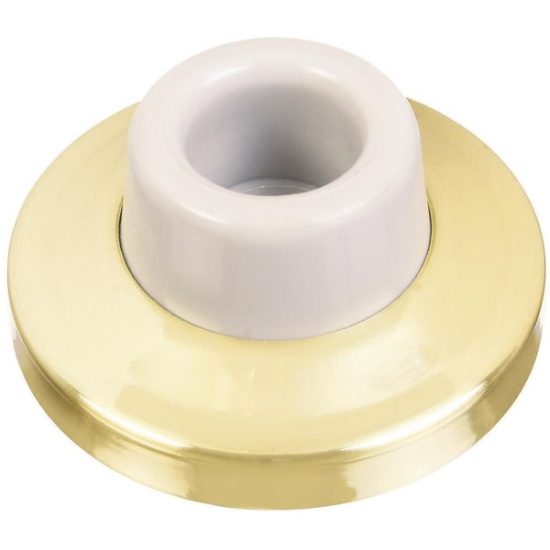 National 1935 Brass Wall Door Stop