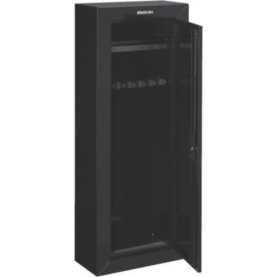 Stack-On 21 In. W. x 55 In. H. x 10 In. D. Heavy-Gauge Steel 8-Gun Lockable Cabinet