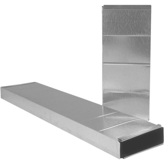 Imperial 30 Ga. 2-1/4 In. x 12 In. x 24 In. Galvanized Stack Duct