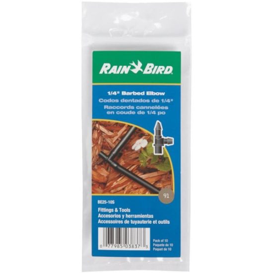 Rain Bird 1/4 In. Tubing Barbed Elbow (10-Pack)