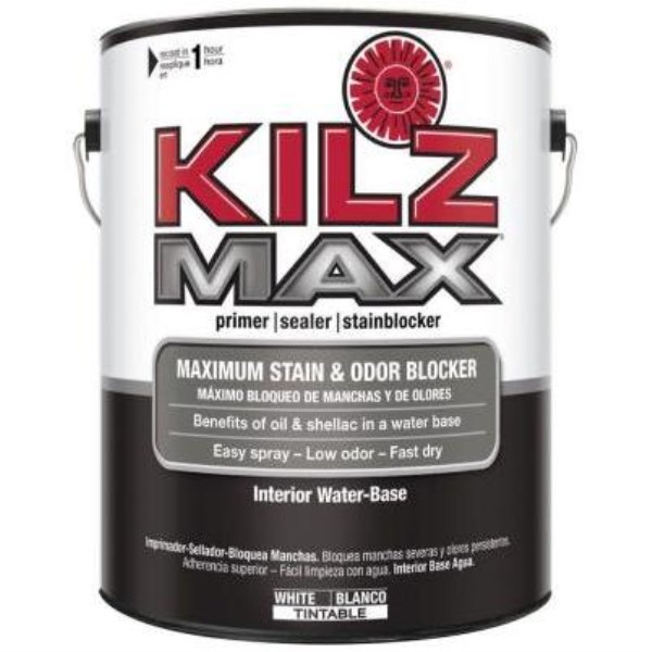 Kilz Restoration Water-Based Interior Primer Stainblocker, White, 1 Gal.