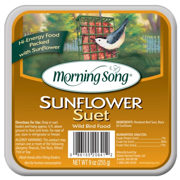 Morning Song 9 Oz. Sunflower Suet