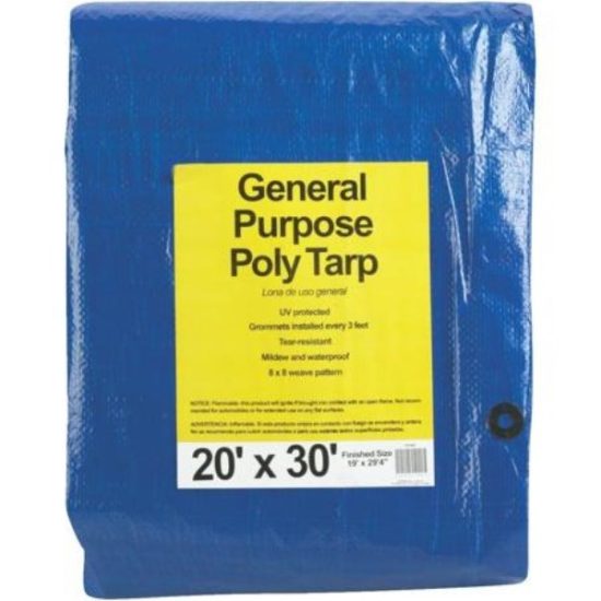 Do it Best Blue Woven 20 Ft. x 30 Ft. General Purpose Tarp