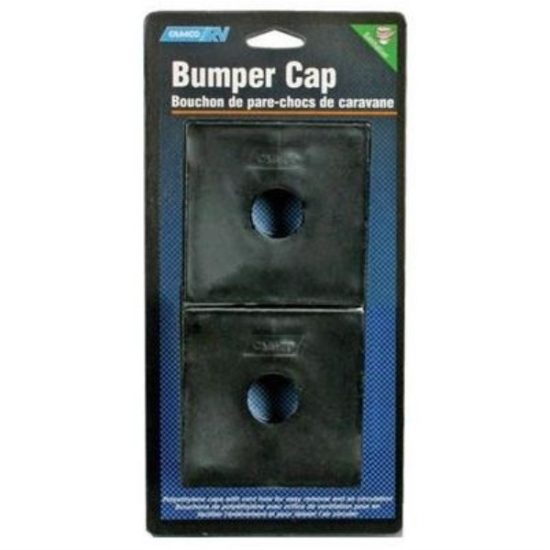 Camco 4 In. Polyethylene RV Bumper Cap, (2-Pack)