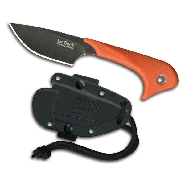 Outdoor Edge Le Duck 2-1/2 In. 8Cr14MoV Stainless Steel Fixed Blade Knife