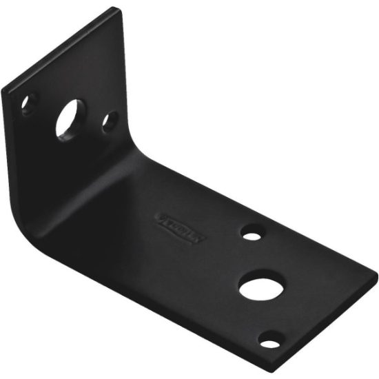 National Catalog 1153BC Black Heavy Duty Offset Leg Corner
