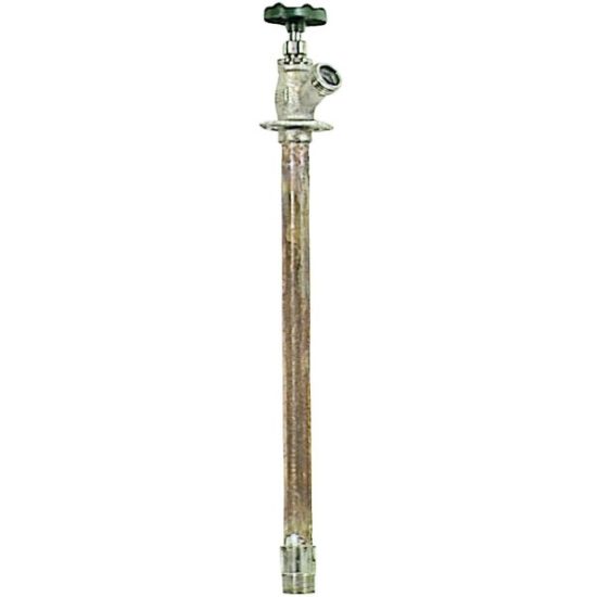 Arrowhead Brass 1/2 In. FIP In. x 3/4 In. MIP x 12 In. Standard Frost Free Wall Hydrant