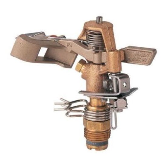 Rain Bird Brass 20 Ft. to 41 Ft. Dia. Riser Mounted Impact Sprinkler