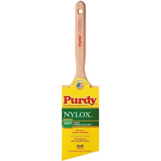 Purdy Nylox Glide 3 In. Angular Trim Soft Paint Brush