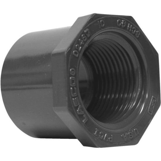 Charlotte Pipe 1-1/2 In. Spigot x 1/2 In. FIP Schedule 80 Reducing PVC Bushing
