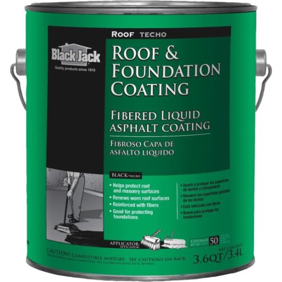 Black Jack 1 Gal. Fibered Roof and Foundation Coating